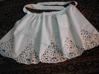 Battenburg Lace Apron