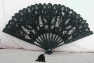 Battenburg Lace Fan