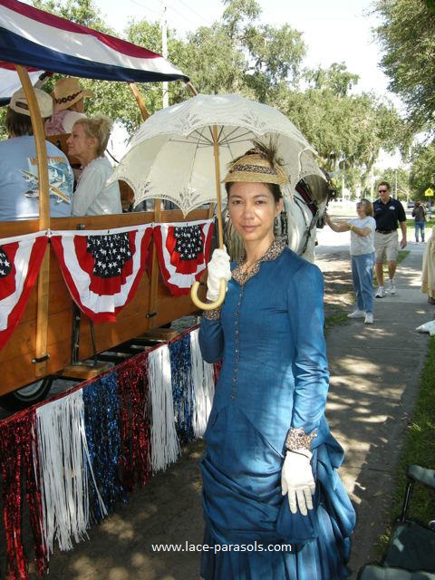 Elegant vintage parasol