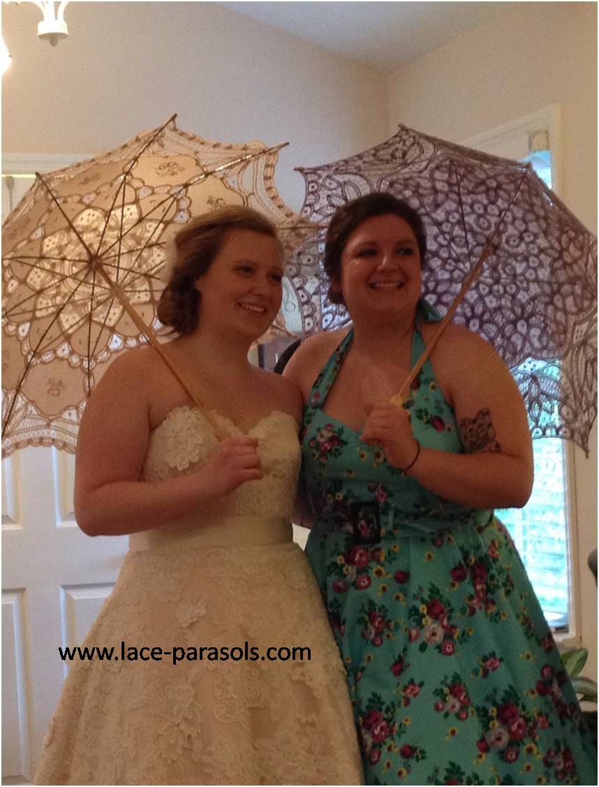 Vintage Lace Parasols