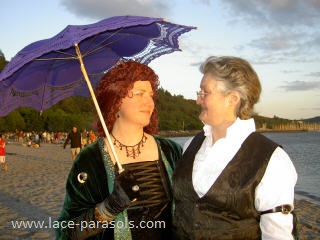 Virginia Purple parasol for a lady