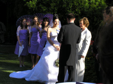 White wedding gloves 