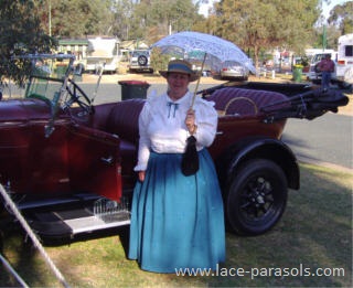 Jenny from Australia/lady with australian parasol